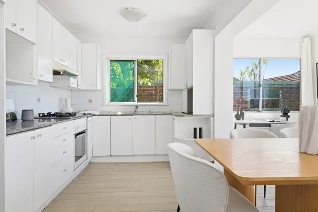 Kitchen and dining area
